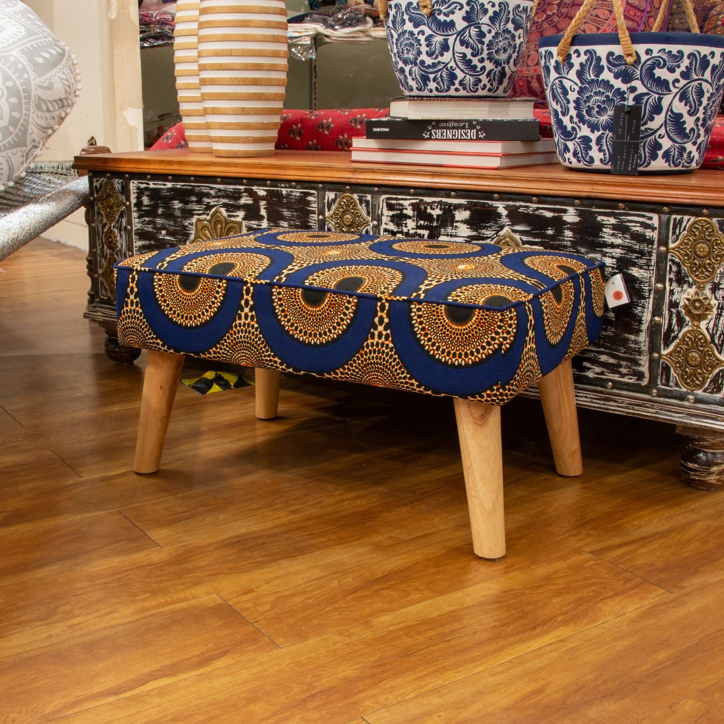 BLUE DISCO BENCH