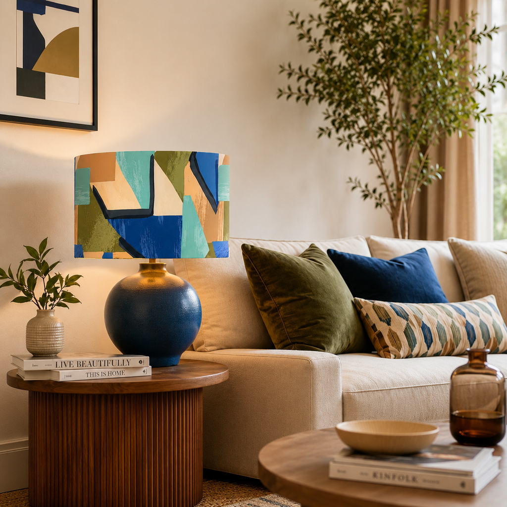 OLIVE TWIST LAMPSHADE