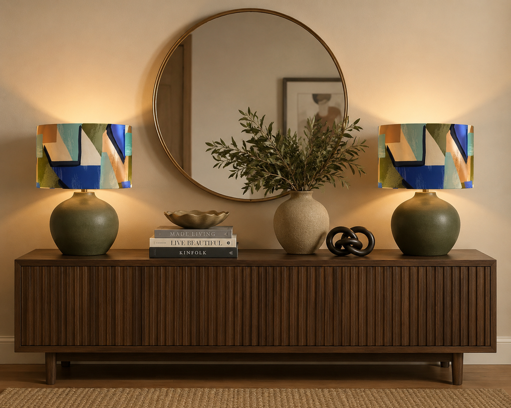 OLIVE TWIST LAMPSHADE