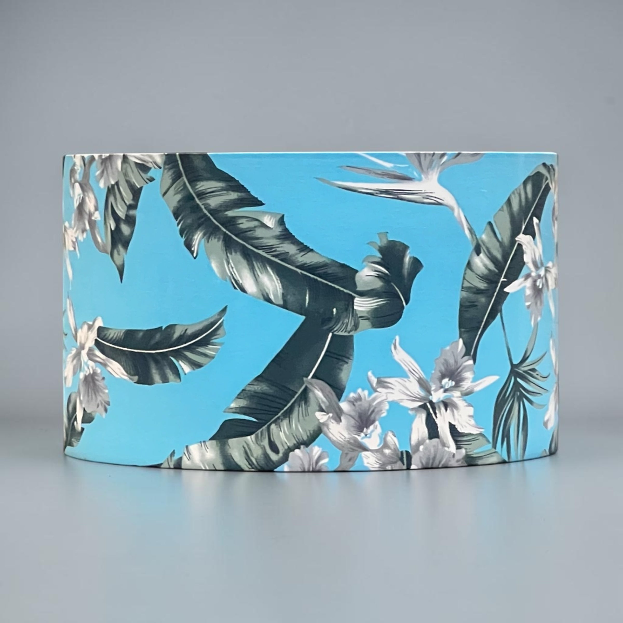 JUNGLE TURQ LAMPSHADE