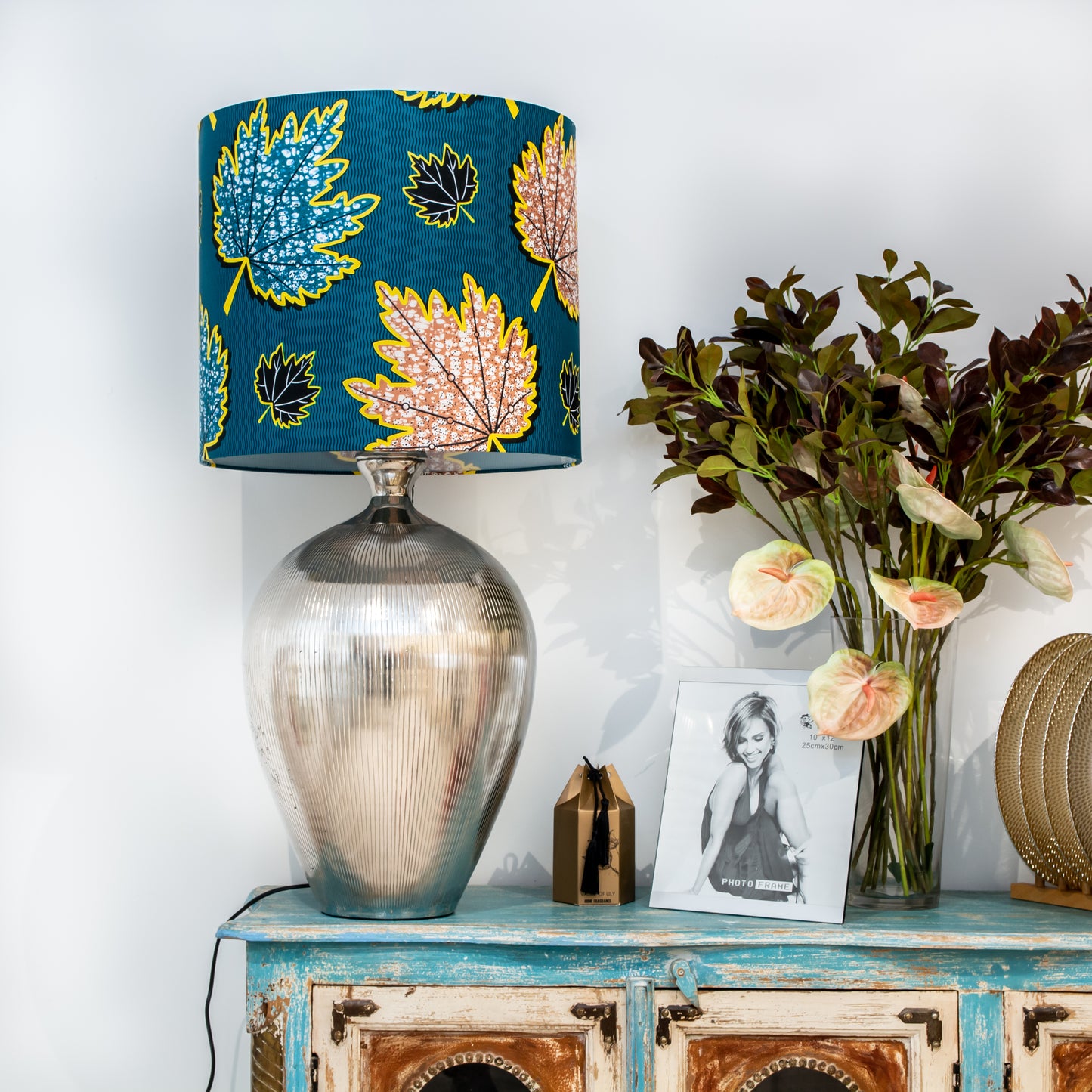 AZA LEAFY DRUM LAMPSHADE