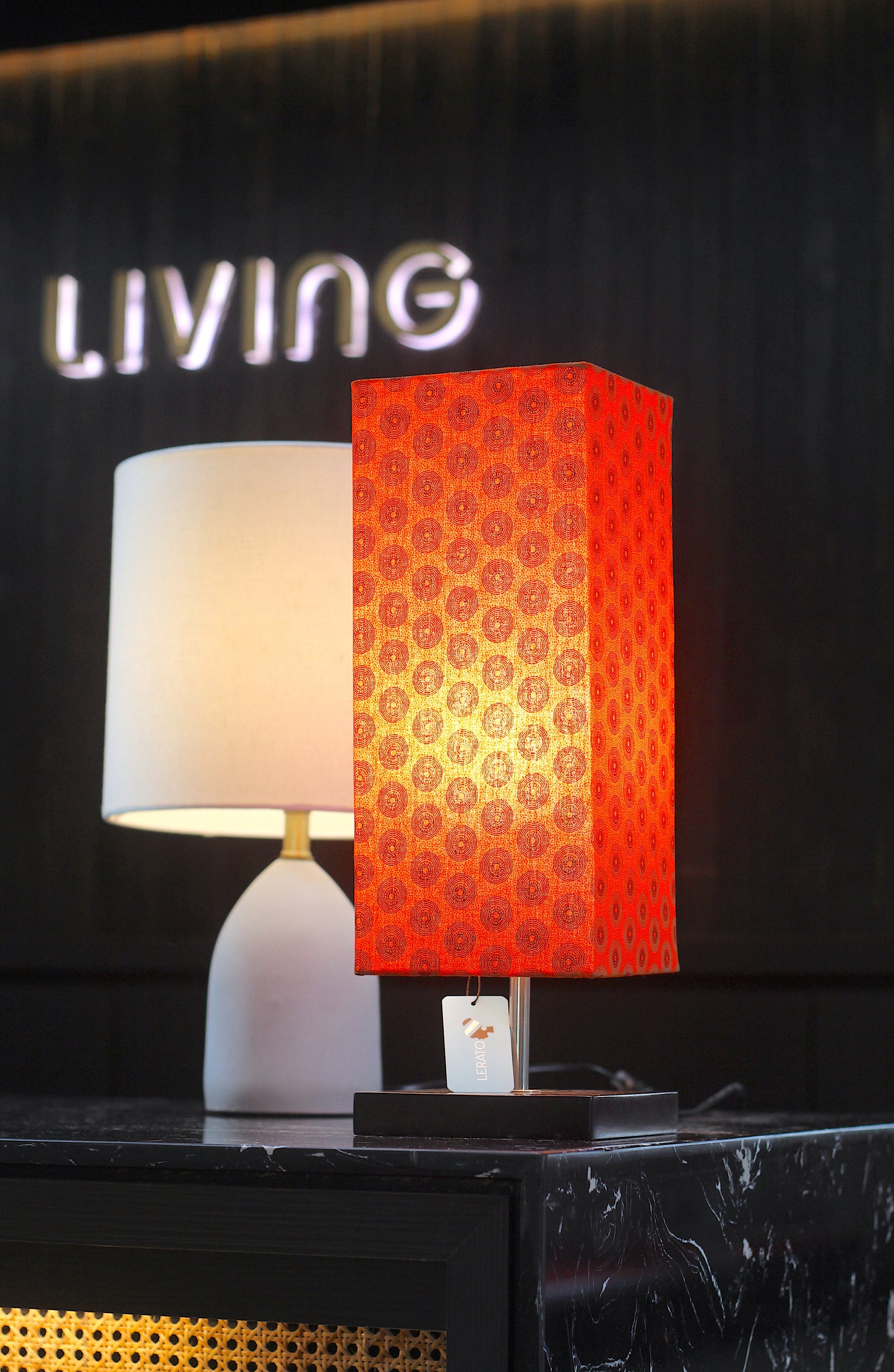 ANDILE ORANGE LAMPSHADE