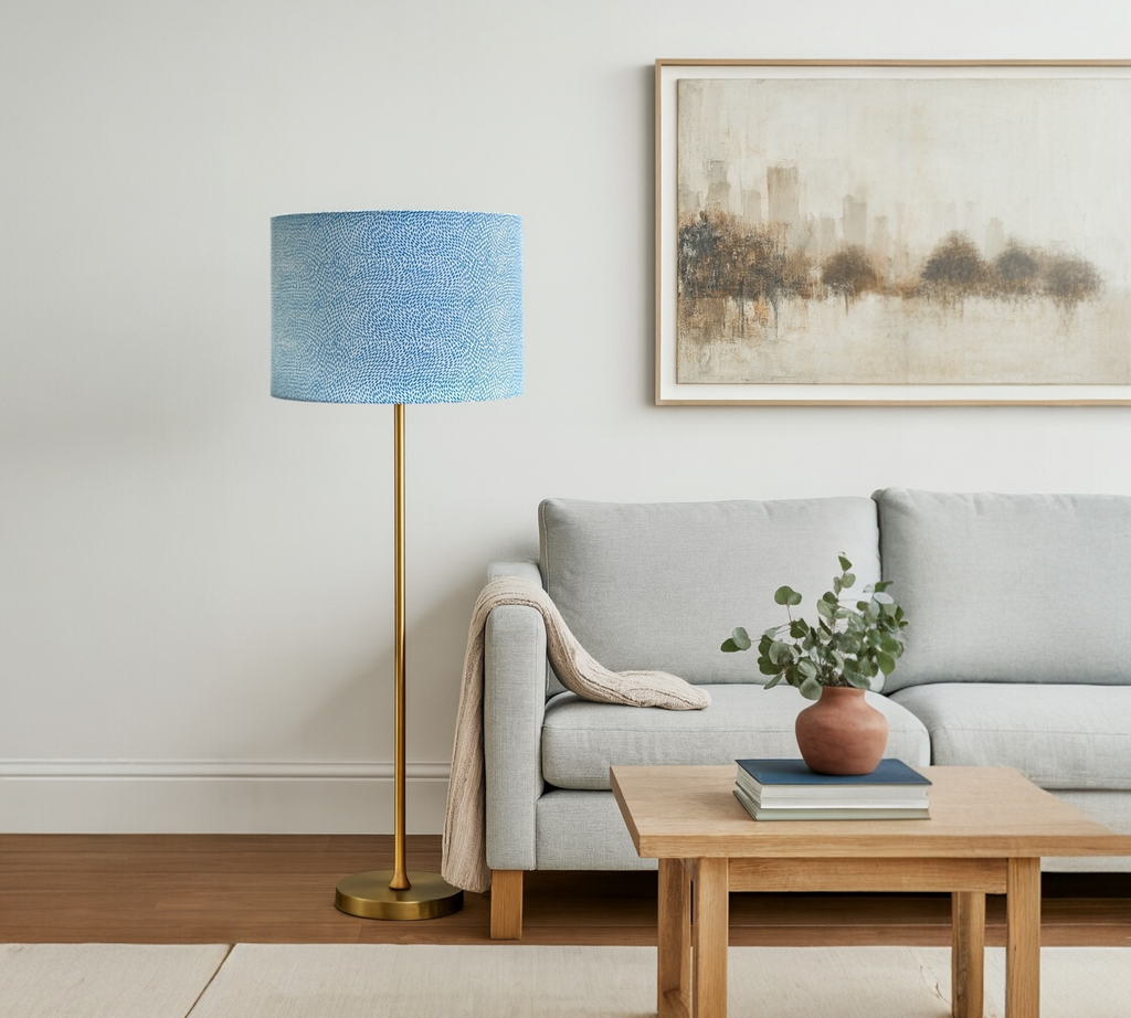 O-CEAN BLUE LAMPSHADE