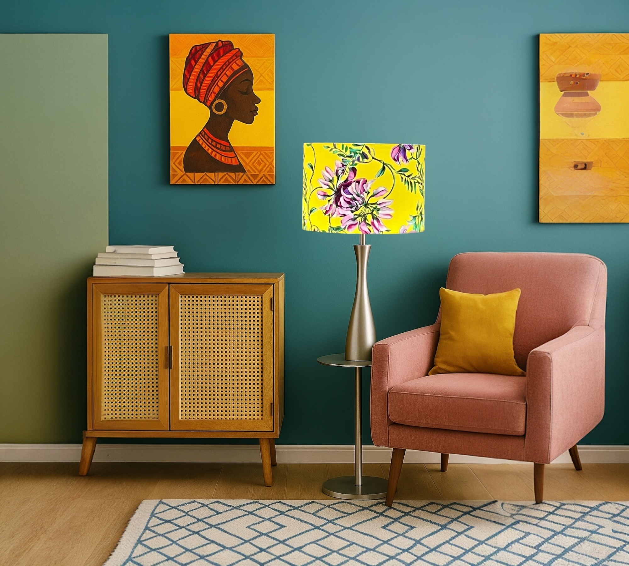 BLOOM YELLOW LAMPSHADE