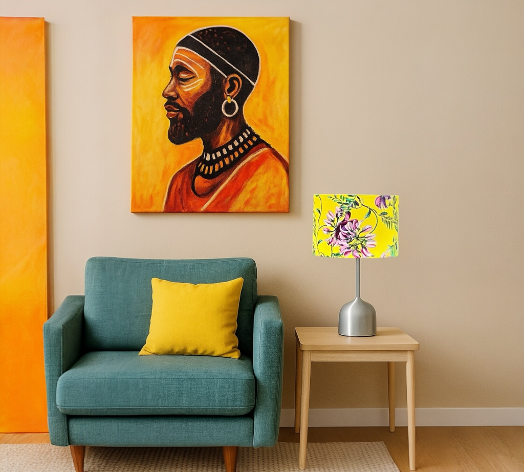 BLOOM YELLOW LAMPSHADE