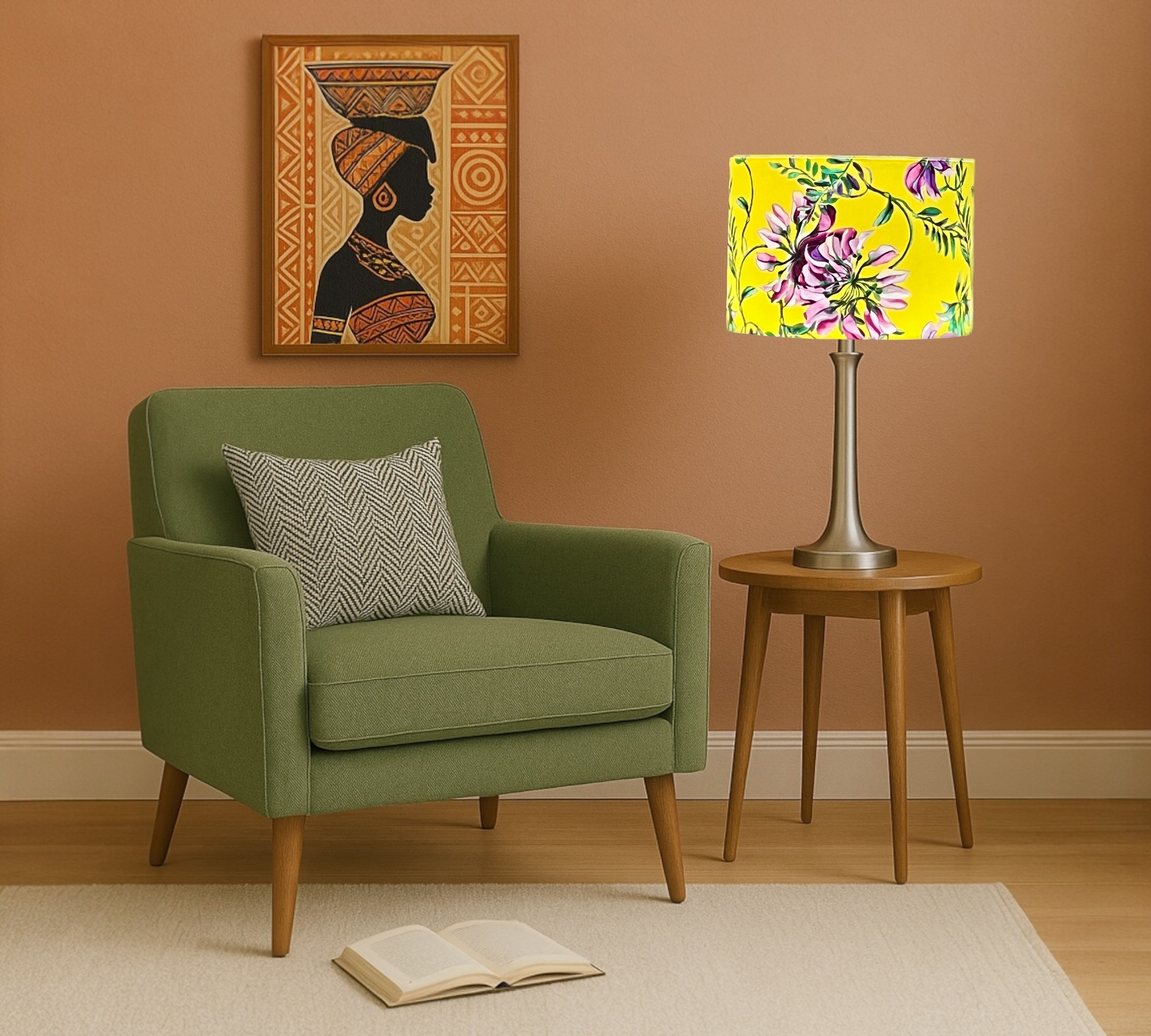 BLOOM YELLOW LAMPSHADE