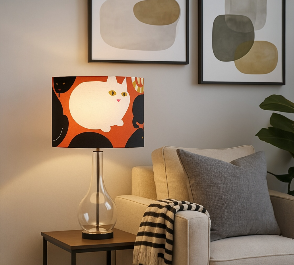 WITTY KITTY LAMPSHADE