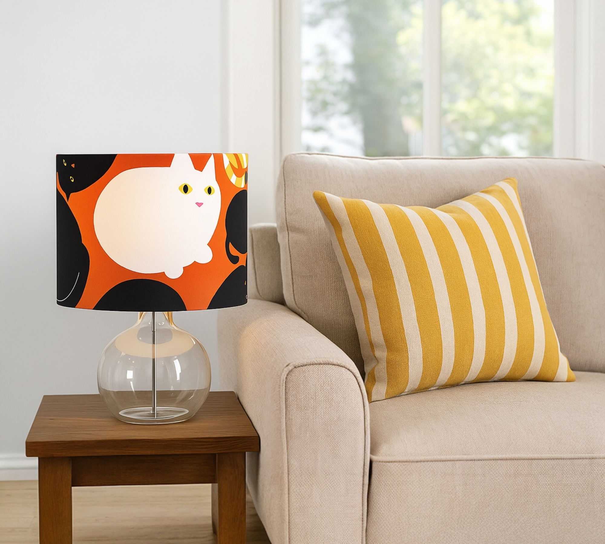 WITTY KITTY LAMPSHADE