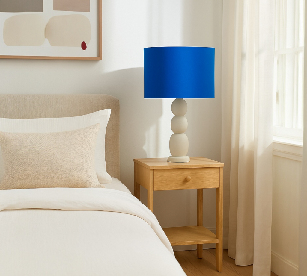 COZY COBALT LAMPSHADE