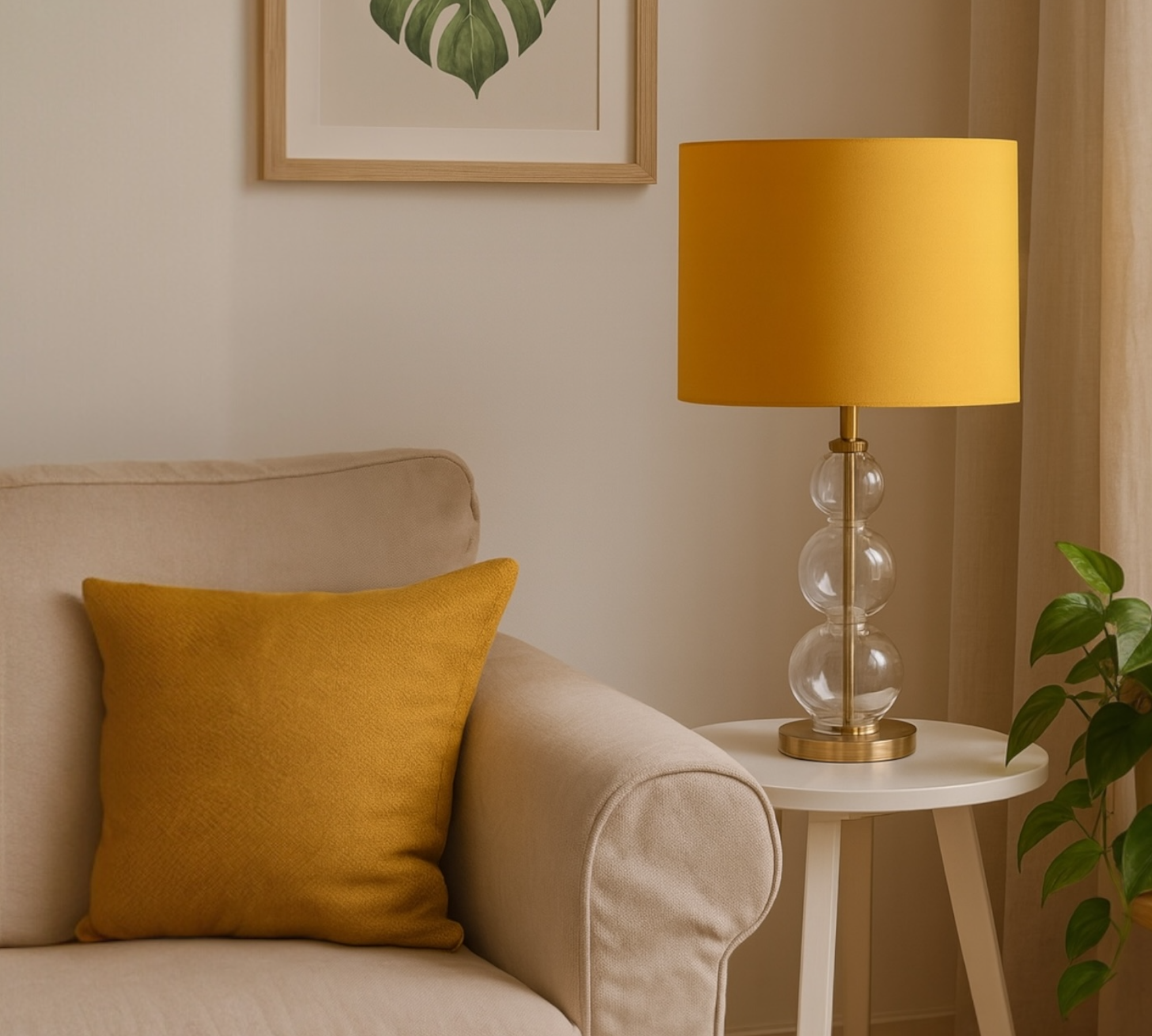 LEMON LUXE LAMPSHADE