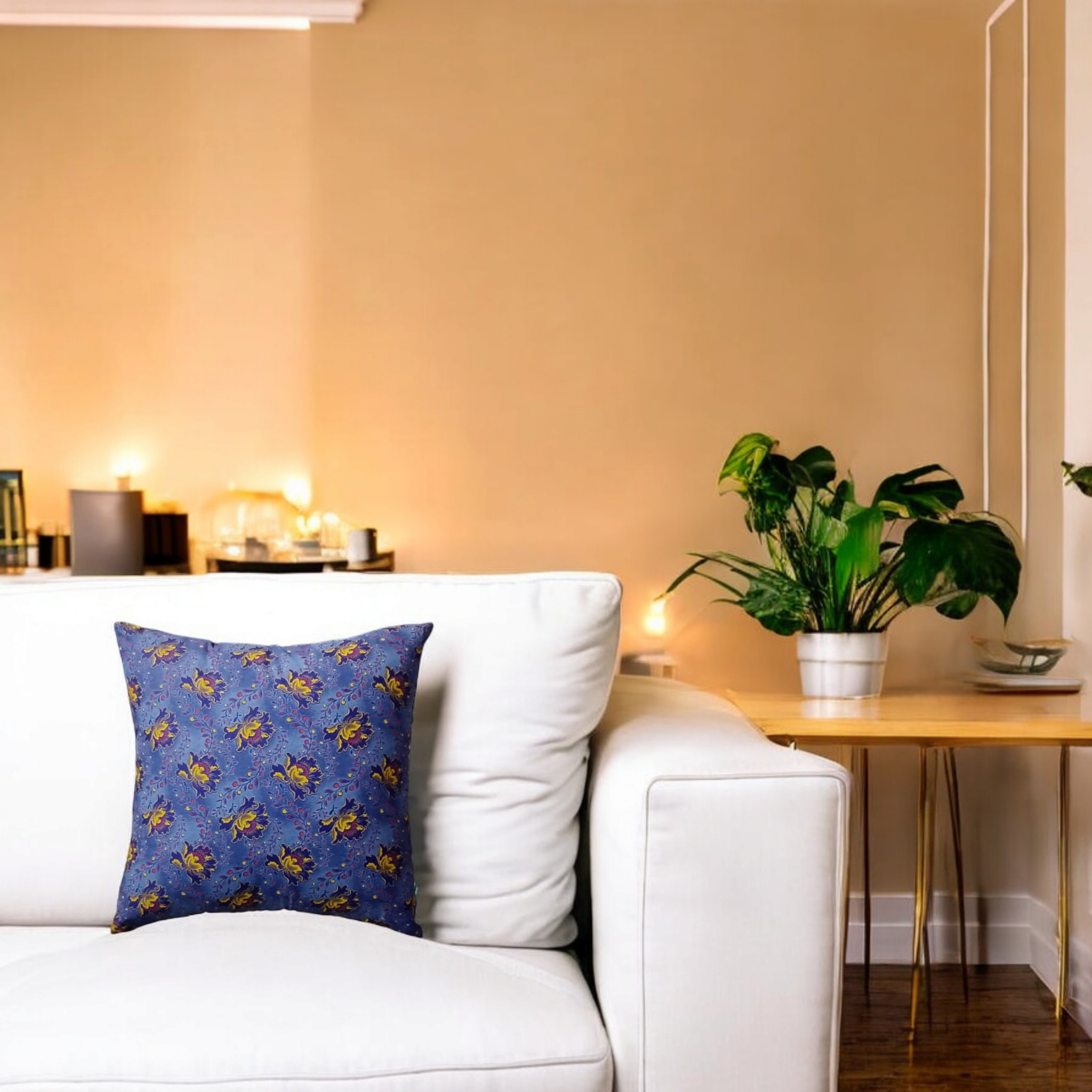 MBALI BLUE CUSHION COVER