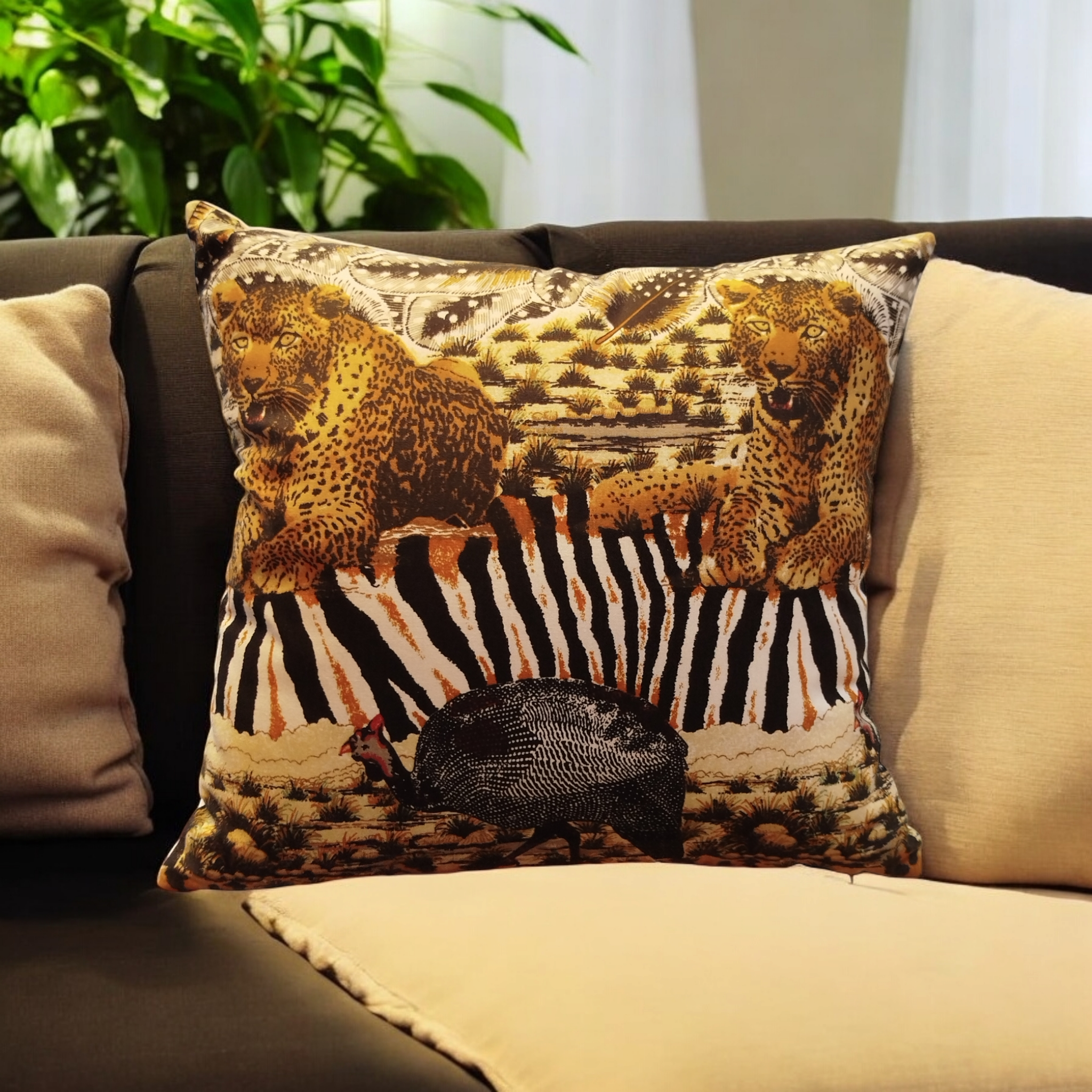 SAFARI CUSHION COVER