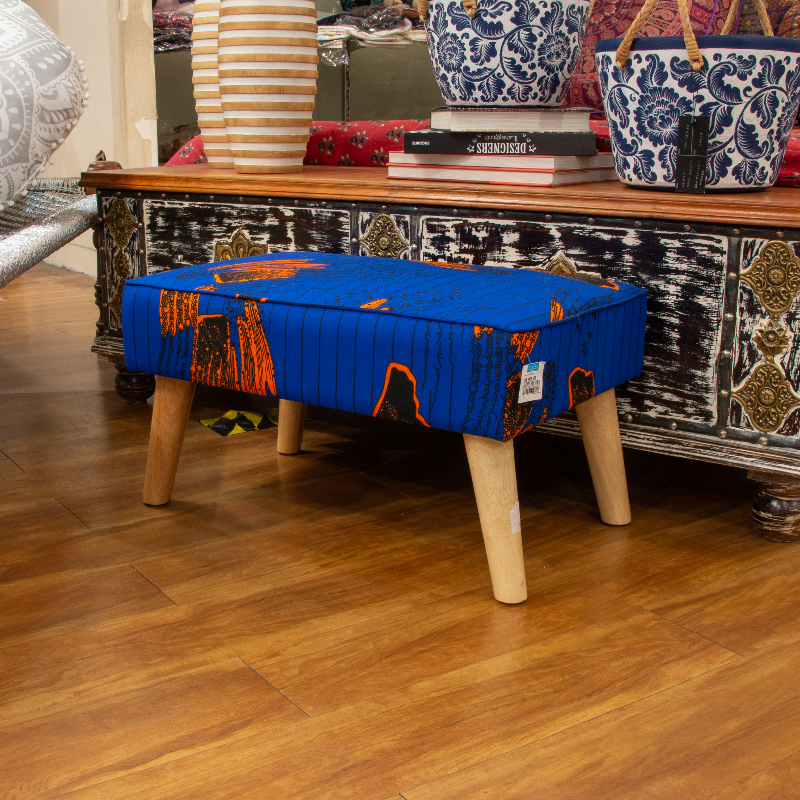 LINDIWE BLUE / ORANGE PRINTS BENCH
