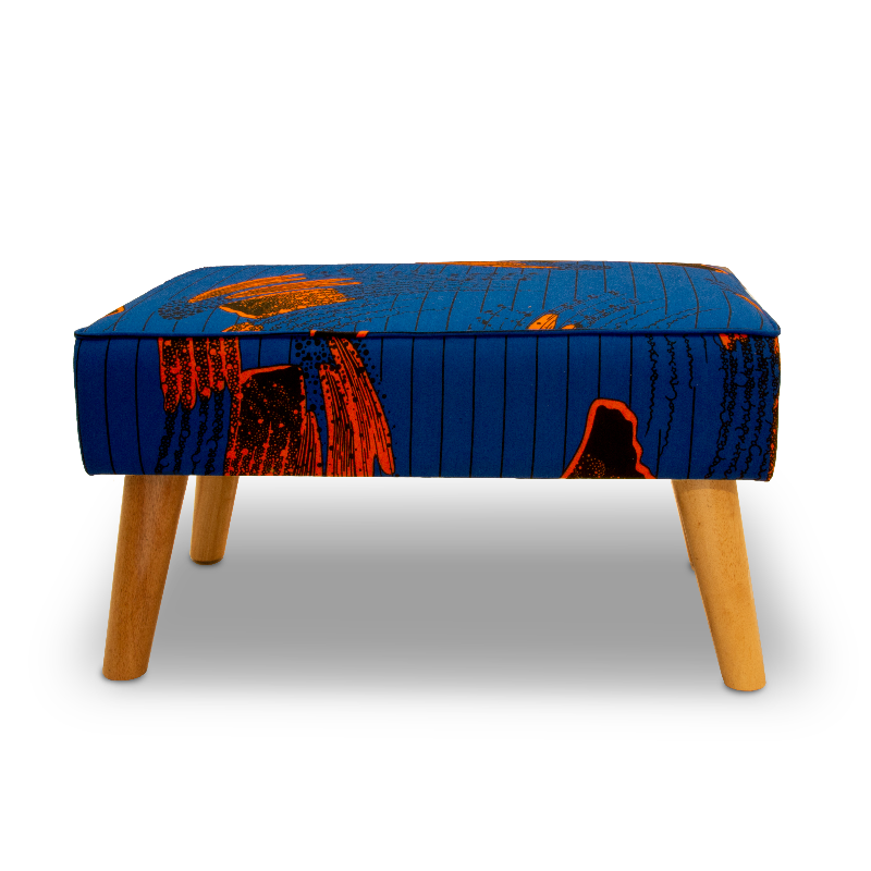 LINDIWE BLUE / ORANGE PRINTS BENCH
