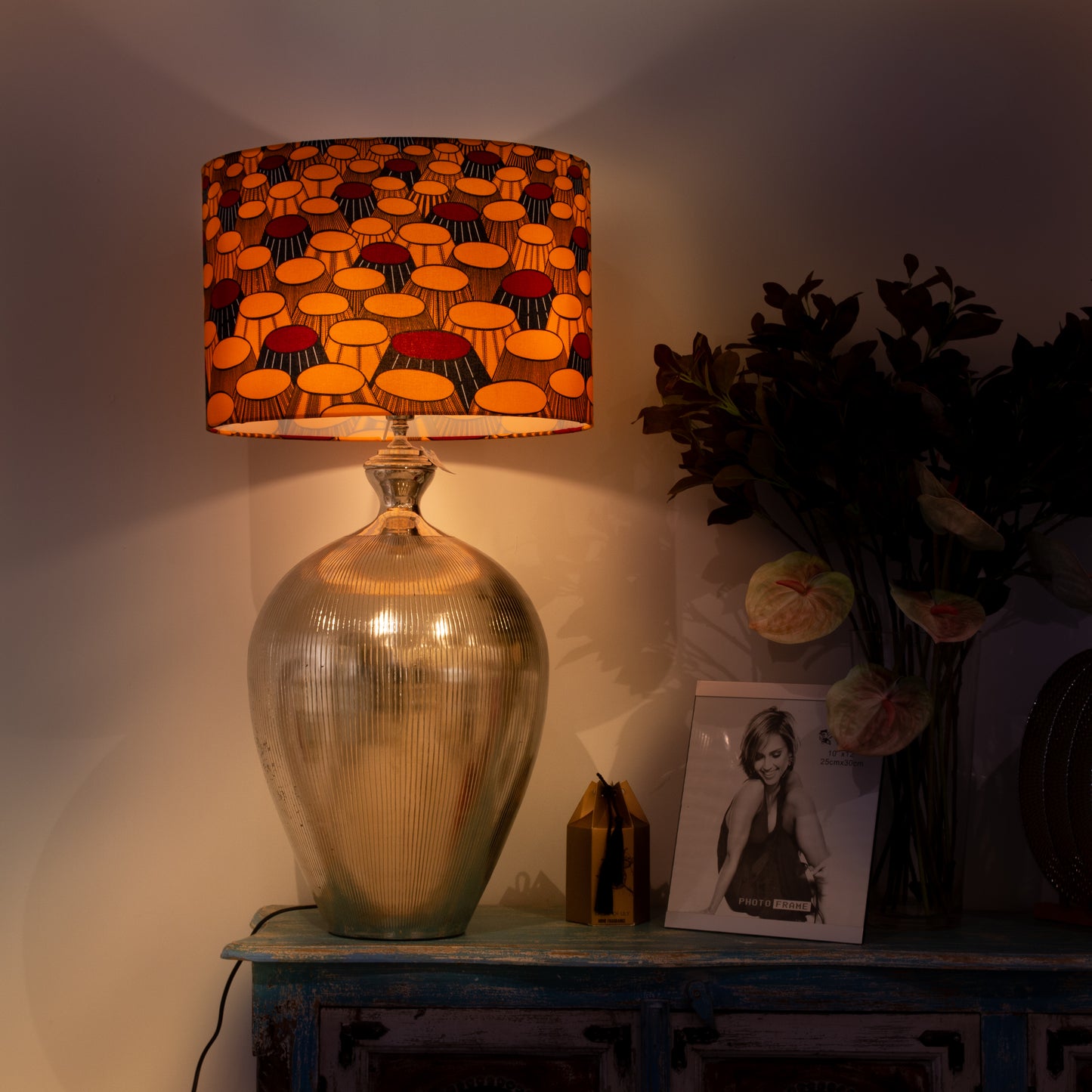 MELO YELLO DRUM LAMPSHADE