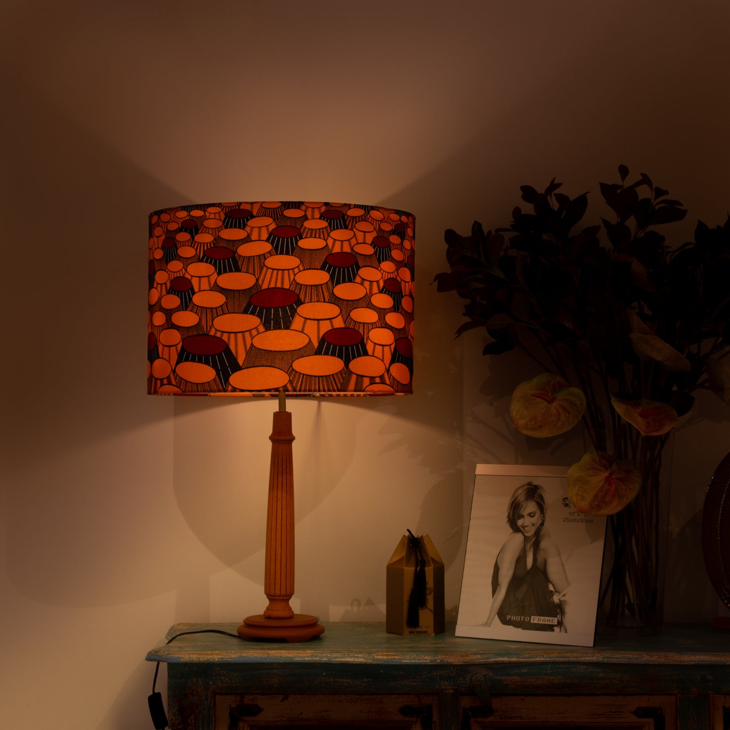 MELO YELLO DRUM LAMPSHADE